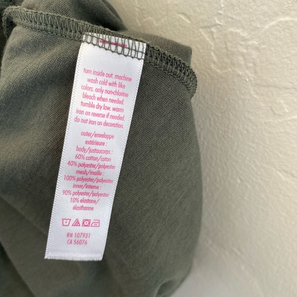 Embrace Your Strength Tank Top Green Size 14-16 - Picture 7 of 7